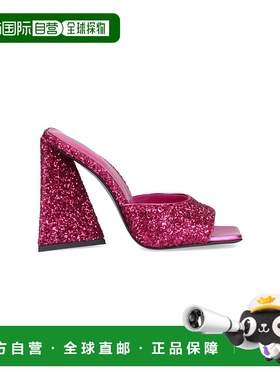 1h可退 香港直邮潮奢 The Attico 女士 粉色 Devon 凉鞋 227WS000