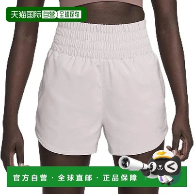 自营Nike One Shorts Women  Purple Dri-Fit Brief-Lined Ultra