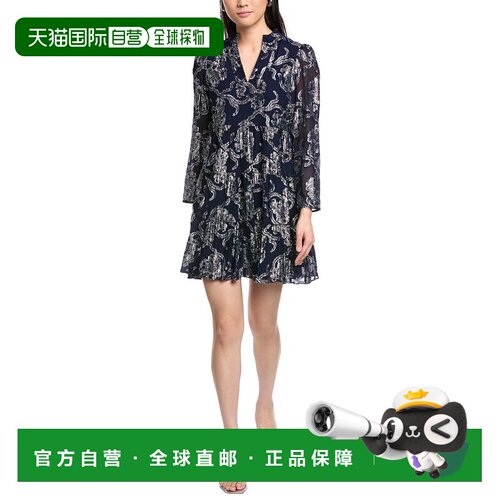 自营Sail to Sable Tunic Flare Mini Dress - blue 美国奥莱直发