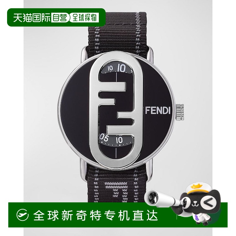 美国直邮FENDI 通用表带休闲手表尼龙