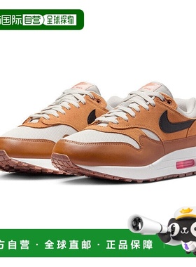 自营MENS NIKE AIR MAX 1 ESSENTIAL_LIGHT BONE/BLACK-FLAX-BRIT