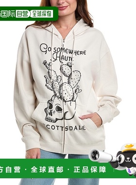 自营Project Social T Haute Zip连帽衫-白色 美国奥莱直发