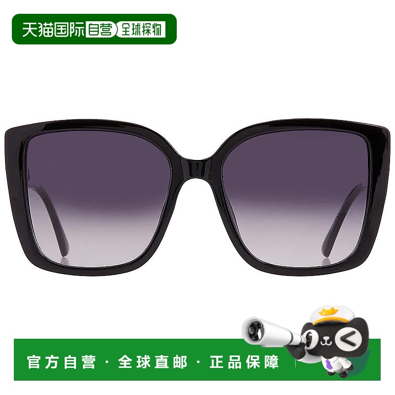 自营Skechers Smoke Gradient Square Ladies Sunglasses SE6234