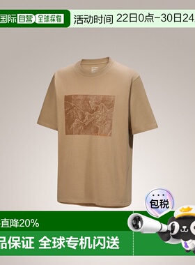 美国直邮Arc'teryx Kragg Cotton Lithographica 男士宽松棉质攀