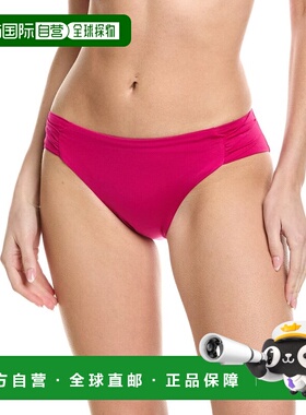 自营 Trina Turk Monaco Tab 低腰比基尼泳裤 - 红色 美国奥莱直