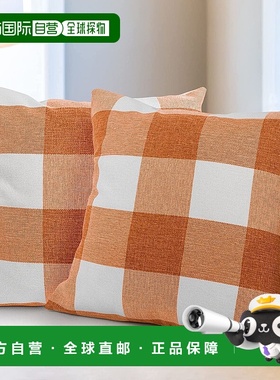 zulay kitchenPack of 2 Buffalo Plaid Throw Pillow Covers (20