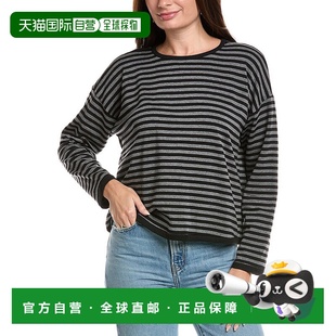 黑色 Hug背心 美国奥莱直发 FISHER条纹舒适拉丝Terry 自营EILEEN
