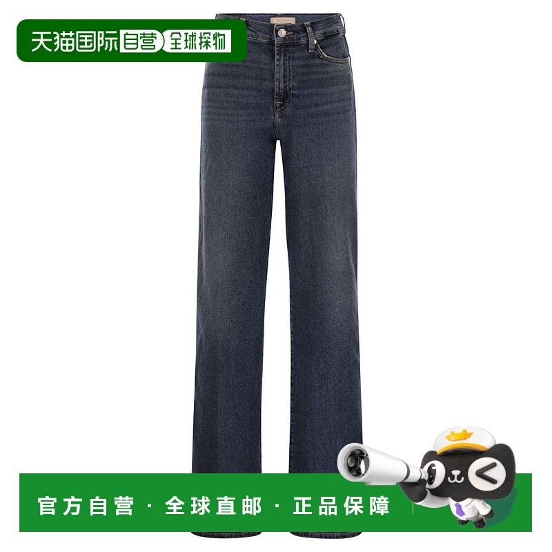 自营7 for all mankindLotta Bay Mid - High-Waisted Jeans - bl