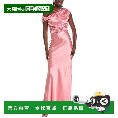 自营PARIS GEORGIA Davie长裙-粉红色 美国奥莱直发