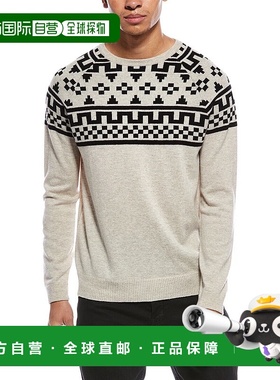 自营Brodie Cashmere Fairisle Wool & Cashmere-Blend Crewneck