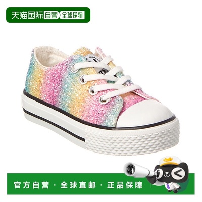 自营 Naturino Ayasy闪光运动鞋-粉红色板鞋 直发美国奥莱