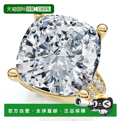 自营pompeii3Certified 16Ct Cushion Diamond Engagement Ring 1