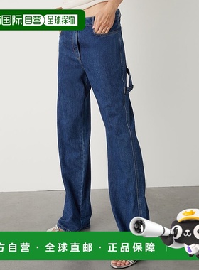 自营marellaWLEG2-深蓝色 美国奥莱直发牛仔裤直筒裤
