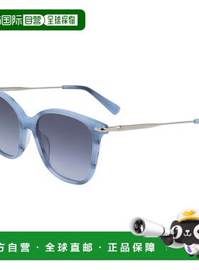 自营 Longchamp Women's 54 mm Marble Blue Opticals - marble b