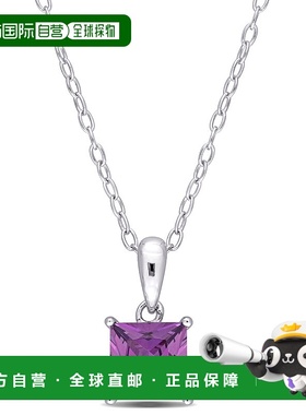 自营 925 纯银 Mimi & Max 1 克拉 TGW 公主方形切割仿亚历山大变