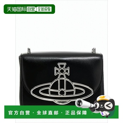 自营vivienne westwoodRectangular Leather Crossbody Bag With