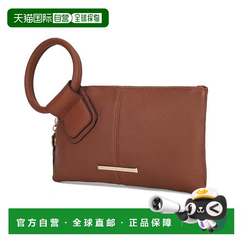 自营mia k collectionSimone Vegan Leather Clutch/Wristlet for