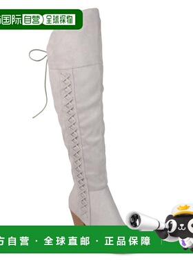 自营 journee collectionJournee Women's Spritz-S Boot - grey