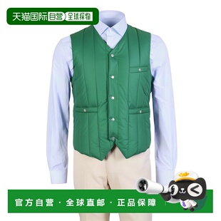 自营Kired By Kiton棉尼龙背心-绿色 美国奥莱直发