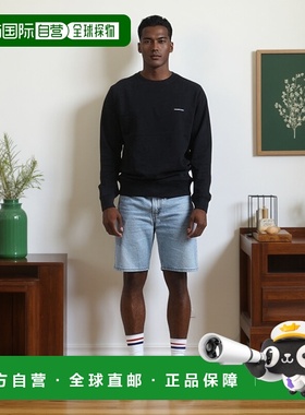 自营 members only男士 Preston 圆领运动衫 - 黑色 美国奥莱直发