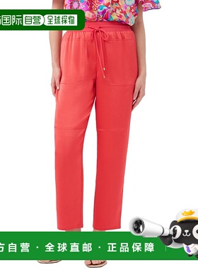 自营 Trina Turk Bernelle 2 裤子 - 红色 休闲裤 直发美国奥莱