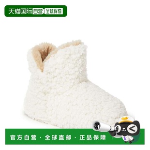 自营Dearfoams Women's Chelsea Shaggy Pile Bootie Fuzzy House