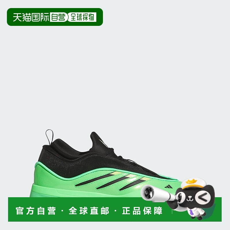 自营Men's adidas Dame 9 Shoes - screaming green / core black