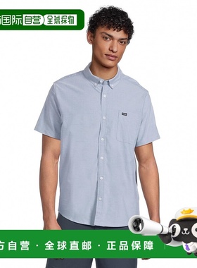 1h可退 美国直邮RVCA That'll Do Stretch S/S Oxford Blue