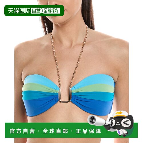 自营Robin Piccone Keely Bandeau Bra - blue 美国奥莱直发内衣