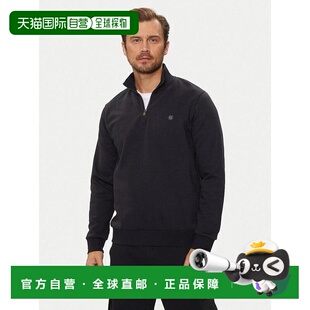 1h可退 【美国直邮】hugo boss 男士 帽衫运动夹克衫半拉链男装