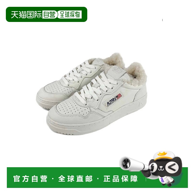 自营autryWomen's Medalist Low With Shearling Sneaker In Whit