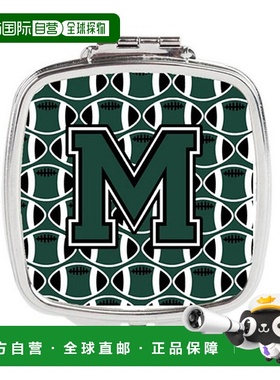 自营 Carolines Treasures CJ1071-MSCM 字母 M 足球绿色和正品