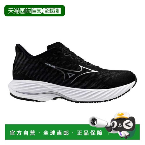自营Mizuno Wave Rider 28黑色/银色411456.9073男士-黑色 美国奥