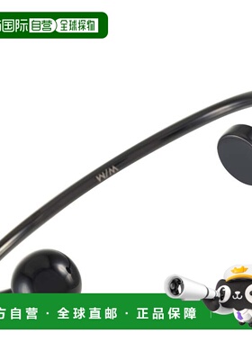 自营Calvin Klein 黑色 PVD 镀层不锈钢开口手镯 - 多色 美国奥莱