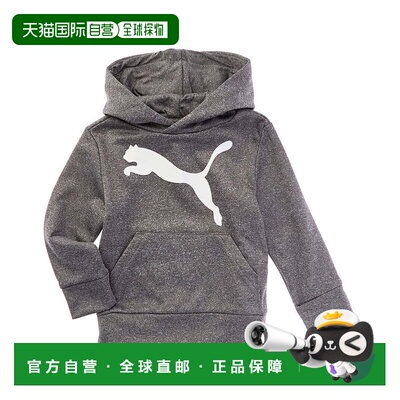 自营PUMA Core Pack Poly Fleece Pullover Hoodie - grey 美国奥