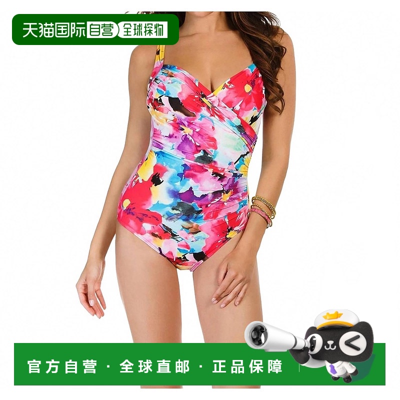 自营 miraclesuit可爱的萨妮贝尔女士内衣一件粉红色 美国奥莱直