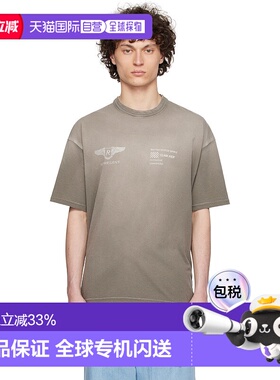 1h可退 香港直邮潮奢 Represent 男士 灰色 Team Rep T 恤 MLM410