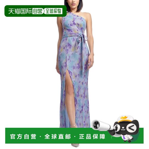 自营Dress The Population Bella Maxi Dress - blue 美国奥莱直