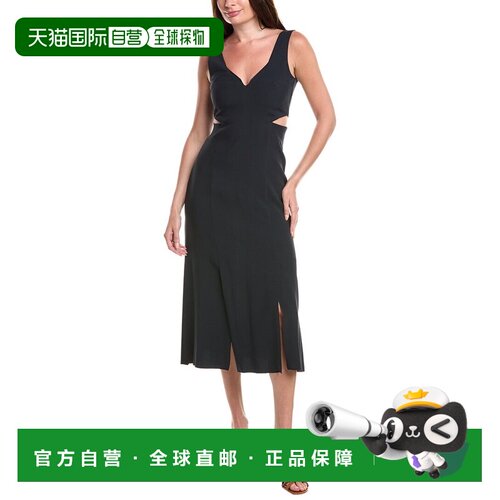 自营Hugo Boss Dibea Midi连衣裙-蓝色 美国奥莱直发新款