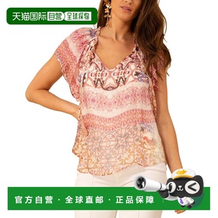 多色 自营 Evelynn真丝混纺衬衫 Bob 美国奥莱直发性感 Hale