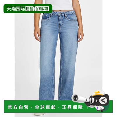 自营guessMaisie Low-Rise Baggy Jeans - medium wash 美国奥莱