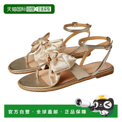 自营Jack Rogers Heidi白金凉鞋/白金131211SA07-046女士-金色 美