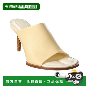Mules Rond Carre 自营 灰白色 Les 皮革穆勒鞋 美国 Jacquemus
