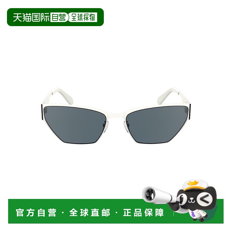 自营calvin klein凯文克莱金属女式太阳镜-白色 【美国奥莱】直发