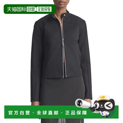 自营 Vince Shrunken 越野摩托车夹克 - 黑色 美国奥莱直发