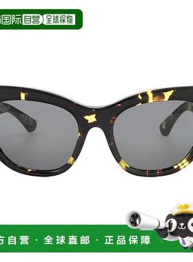 自营Burberry Dark Grey Cat Eye Ladies Sunglasses BE4423 4106