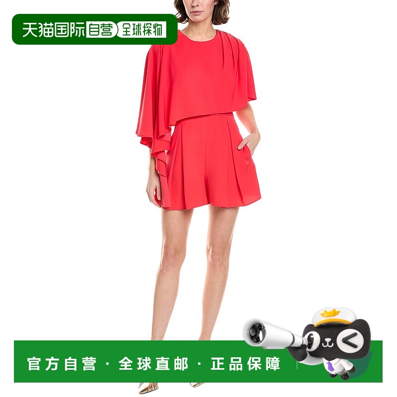 自营Black Halo Rayna Romper - red 美国奥莱直发