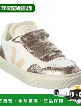 自营VEJA Small V-90 O.T. Leather Sneaker - white 美国奥莱直