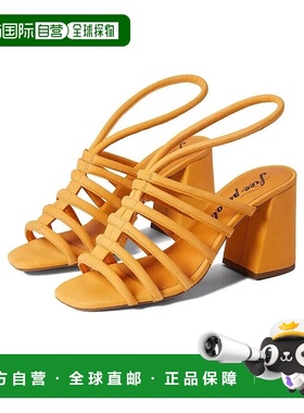 自营 Free People Colette OB1432993女式美式9码热橙色块跟KHD60