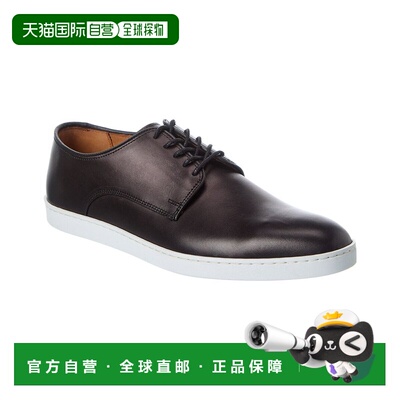 自营Allen Edmonds Philip Leather Sneaker - black 美国奥莱直